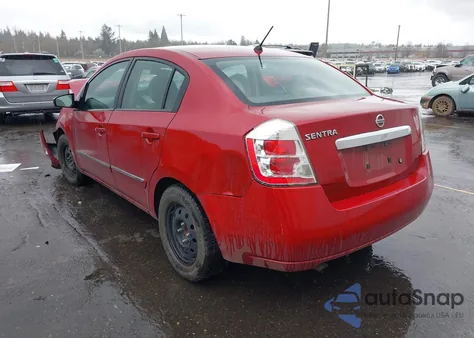 2010 Nissan Sentra 2.0S из США, поврежденный, VIN 3N1AB6AP3AL642717